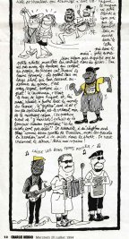 Festival et Cave, vus par Siné dans Charlie Hebdo